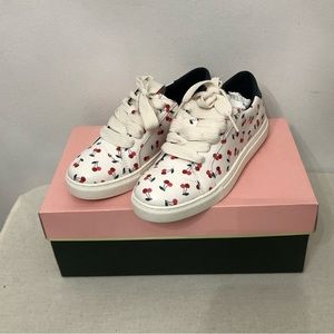 Kate Spade Athena dancing cherries sneaker shoes size 6B